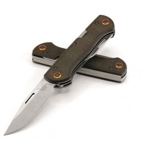 Нож Benchmade "Weekender", 2 клинка, олива Нож Benchmade "Weekender", 2 клинка, олива
