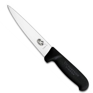 Ніж кухонний обробний Victorinox Fibrox 12 см, чорний Ніж кухонний обробний Victorinox Fibrox 12 см, чорний