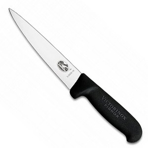 Ніж кухонний обробний Victorinox Fibrox 16 см, чорний арт.5.5603.16