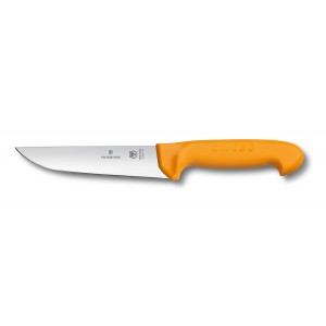 Ніж кухонний Victorinox Swibo, Butcher, широкий, помаранчевий, 18 см арт.5.8421.18 Ніж кухонний Victorinox Swibo, Butcher, широкий, помаранчевий, 18 см арт.5.8421.18
