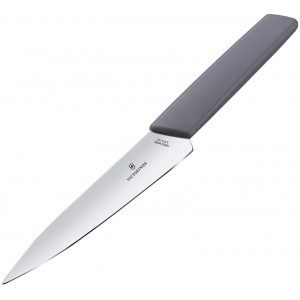 Нож кухонный универсальный Victorinox Swiss Modern Lavender, 15 см, лавандовый, блистер