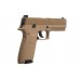 Пистолет пневматический Sig Sauer P320 кал.177, COYOTE TAN арт.AIR-P320-177-30R-CYT