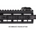 Планка пикатини Magpul Aluminum 9 Slots M-Lok System арт.MAG583