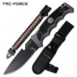 Набір Tac-Force: ніж із паракордовим браслетом, сірий арт.TF-FIX005GY