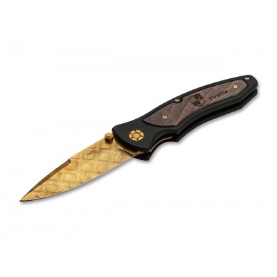 Нож Boker "Tirpitz Damast Gold" арт.9712747