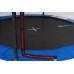 Батут Hop-Sport 12ft (366cm) черно-синий с внутренней сеткой