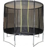 Батут KIDIGO VIP BLACK 244 см с защитной сеткой BTV244