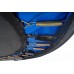 Батут Hop-Sport 8ft (244cm) черно-синий с внешней сеткой