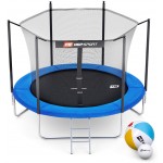 Батут Hop-Sport 8ft (244cm) синій із внутрішньою сіткою