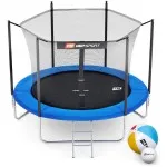 Батут Hop-Sport 8ft (244cm) синий с внутренней сеткой
