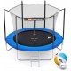 Батут Hop-Sport 8ft (244cm) синій із внутрішньою сіткою