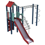 Детский комплекс Kidigo Умелые ручки, высота горки 1,5 м<br /> 11224