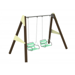 Гойдалка Kidigo Geom Double сидіння W1 12228