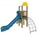 Игровой комплекс "Ручеек" (канатная лестница и ограждение с пазлом) ТЕ701.2
