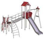 Дитячий комплекс Kidigo Верблюжонок, висота гірки 1,5 м<br /> 11604