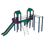 Детский комплекс Kidigo Универсал, высота горки 1,8 м<br /> 11335