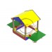 Песочный дворик "Домик" с крышкой BruStyle DIO210.1