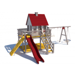 Детский комплекс Kidigo Домик Принцессы (горка 1,5 м)<br /> 11914