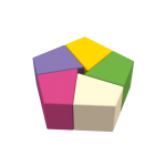 Комплект дитячих пуфів Топаз Kidigo 42021