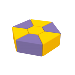 Комплект дитячих пуфів Семицветик Kidigo 43018