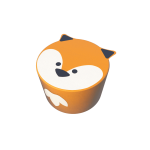 Пуф Лисичка Kidigo 46030