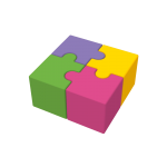 Комплект детских пуфов Мозаика Kidigo 43019