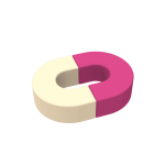 Комплект дитячих пуфів Магнітик Kidigo 43020