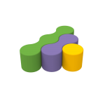 Комплект детских пуфов Волна Kidigo 42025