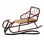 Санки зимові "Морозко" бордові