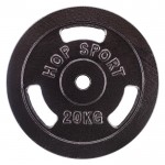 Диск металевий Hop-Sport 20 кг 