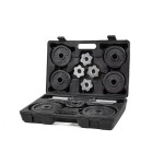 Набор гантелей металлических Hop-Sport 2 х 10 кг в кейсе