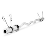 Гриф олімпійський w- подібний Hop-Sport 120 см (50 мм) 