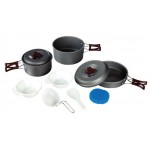 Набор посуды из анодированного алюминия на 2-3 персоны Tramp TRC-024