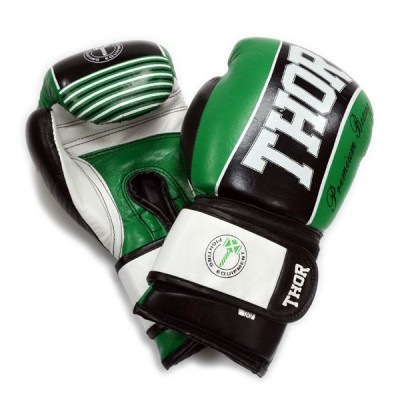 Боксерские перчатки THOR THUNDER GRN 529/12(Leather)