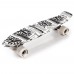 Скейтборд Пенни-борд Penny board Meteor MULTICOLOR Gazeta 23873/black/white/print