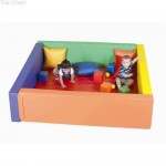 Сухой бассейн с матом 150-150-40 см Тia-sport sm-0203