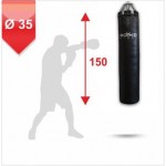 Мешок боксерский на пружинах Boyko 150x35 кожа