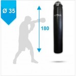 Мішок боксерський Boyko з тканини ПВХ з вузлом кріплення на 8 пружинах 180х35, 45-70 