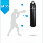 Мешок боксерский Boyko из ткани ПВХ с узлом крепления на 6 цепях 150х35, 40-60