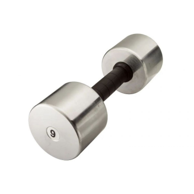 Гантель пластик/хром 9 кг InterAtletika SТ541-9