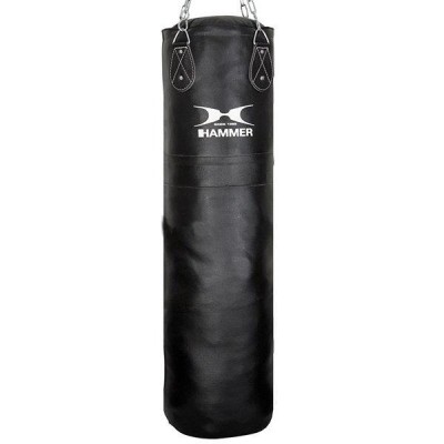 Мешок боксерский Hammer Premium Leather (120x35 см) 92712