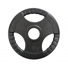 Диск важкоатлетичний з хватами Newt 5 кг