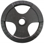 Диск важкоатлетичний з хватами Newt 25 кг