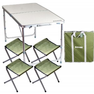 Комплект мебели Ranger ST-401 RA1106 (стол и 4 стула) Комплект мебели Ranger ST-401 RA1106 (стол и 4 стула)