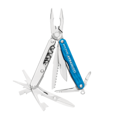 Мультитул LEATHERMAN Juice CS4- Columbia Blue арт 831938, шкір чохол