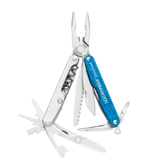 Мультитул LEATHERMAN Juice CS4- Columbia Blue арт 831984, шкір чохол, подар. коробка
