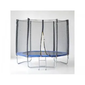 Батут SJ 8ft (252cm) blue с внешней сеткой Батут SJ 8ft (252cm) blue с внешней сеткой
