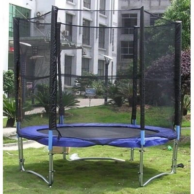 Батут HouseFit HSF HSF 8FT d = 2,5 м з сіткою і сходами, арт. 10756 