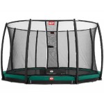 Батут BERG InGround Favorit 14 ft (430 + защ. Сітка Deluxe InGround (35.14.47.02 + 35.72.24.02) 35.14.06.00 
