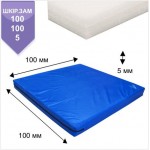 Мат Boyko Sport BS - Спортивний в чохлі з вінілісшкіри, синій,наповнювач ППЄ хімічно спінений,100х100х5см
